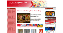 Desktop Screenshot of fancydressboots.com